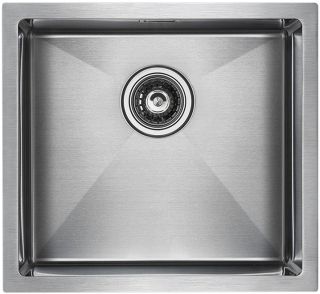 Мойка кухонная Paulmark Wesser PM804844-BS брашированная нержавеющая сталь